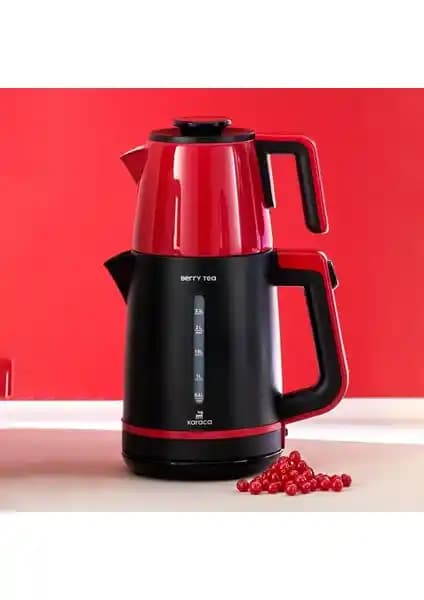 Karaca Berry Tea XL 2in1 Çelik Demlikli Çay Makinesi ve Kettle Cranberry Özellikleri ve Kullanım Avantajları