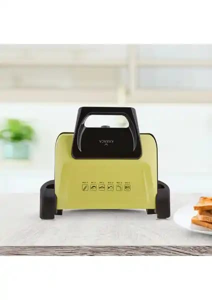 Karaca Future Plus Bio Diamond Izgara ve Tost Makinesi Kırmızı Modern Mutfak Aleti