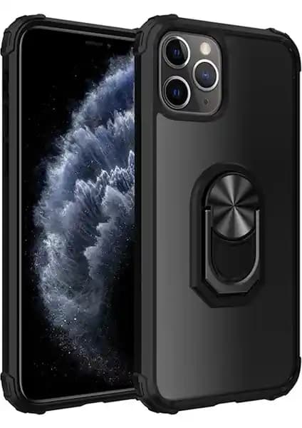 KNY Apple iPhone 11 Pro Max Silikon Kenarlı Renkli Yüzüklü Manyetik Kapak İncelemesi