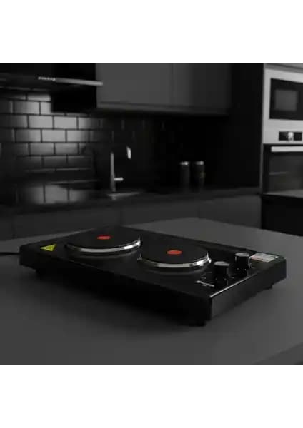 Kunhya İki Gözlü Elektrikli Ocak: Modern ve Dayanıklı Mutfak Arkadaşı