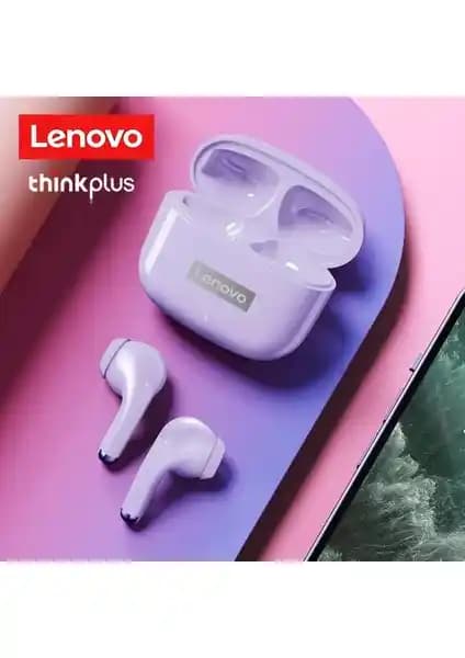 Lenovo Livepods LP40 Pro Mor Bluetooth Kablosuz Kulaklık Yüksek Ses Kalitesi ve Uzun Pil Süresi ile