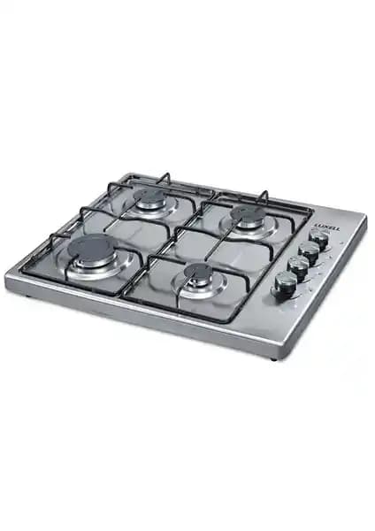 Luxell LX-420F Full Inox 4 Gözlü Gazlı Setüstü Ocak Modern ve Güvenilir Mutfak Çözümü