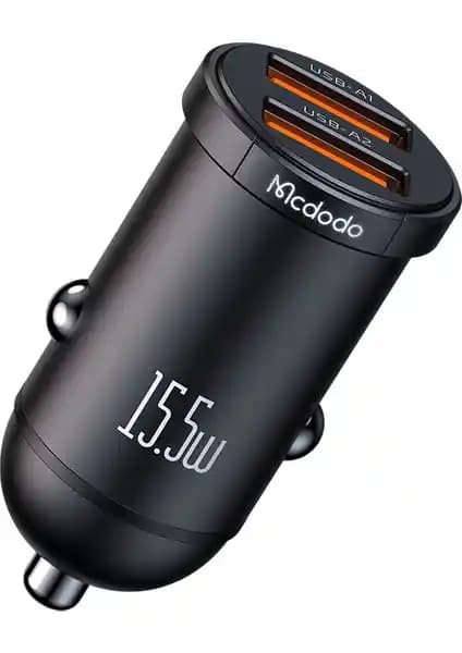 Mcdodo CC-2950 15.5W Çift USB Araç İçi Şarj Aleti Günlük Kullanım İçin Uygun