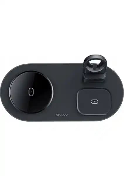 Mcdodo Ch-7061 Çok Fonksiyonlu 3'ü Bir Arada Kablosuz Şarj ve Kulaklık Ünitesi