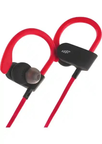 MF Product Acoustic 0534 Boyun Askılı Kablosuz Kulak İçi Bluetooth Kulaklık Kırmızı