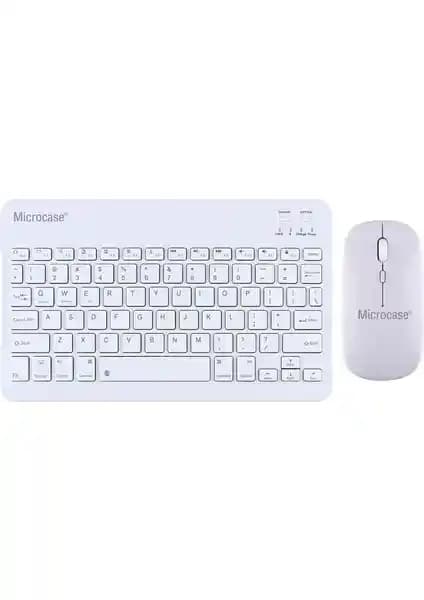 Microcase Bluetooth Klavye ve Mouse Seti Türkçe Q Düzen ile Kablosuz Kullanım