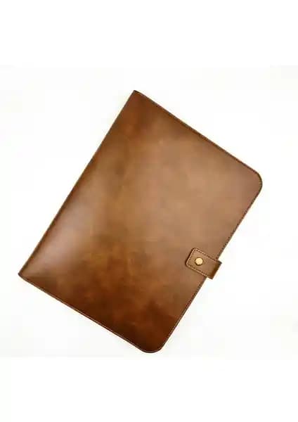 Misingpiece M2 13-14 inç MacBook ve Tabletler İçin Şık Deri Organizer Çanta