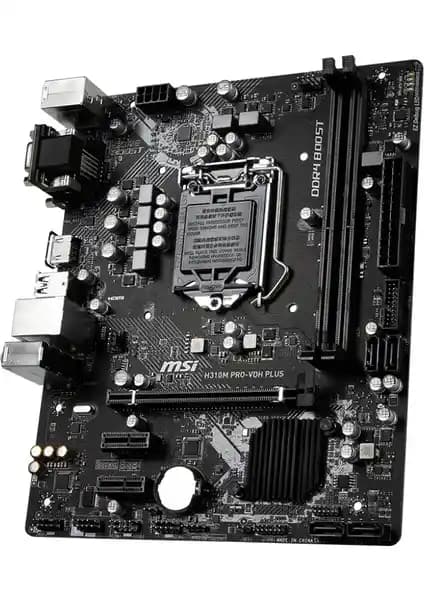 MSI H310M PRO-VDH PLUS Anakart: Yüksek Performans ve Dayanıklılık Sunan Orta Seviye Anakart