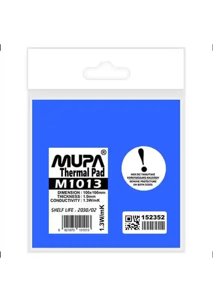 Mupa Termal Ped M1013 1.0mm 1.3 W/mK Yüksek Performanslı Isı Yönetimi Çözümü