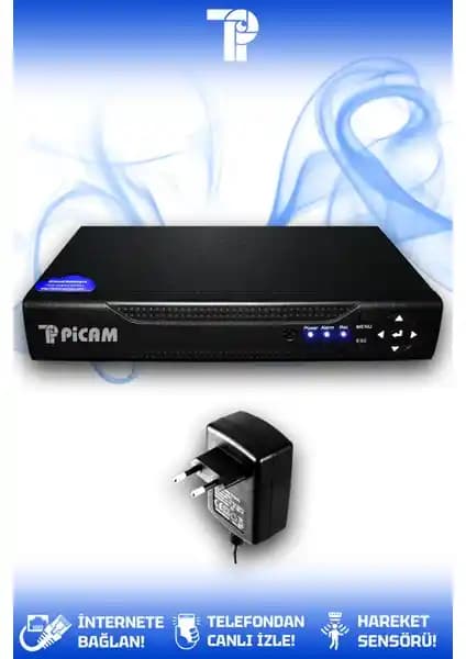 Picam 8 Kanal AHD DVR Xmeye Hibrit Kayıt Cihazı Güvenlik Çözümleri ve Özellikleri