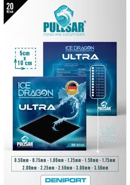 Pullsar Ice Dragon Ultra Termal Ped ile Bilgisayar Bileşenlerinizi Güçlendirin
