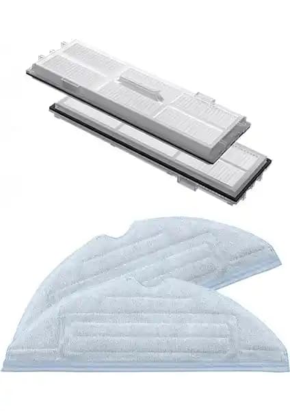 Roborock S7 Uyumlu Orijinal Hepa Filtre ve Fiber Bez Seti Temizlik ve Sağlık İçin