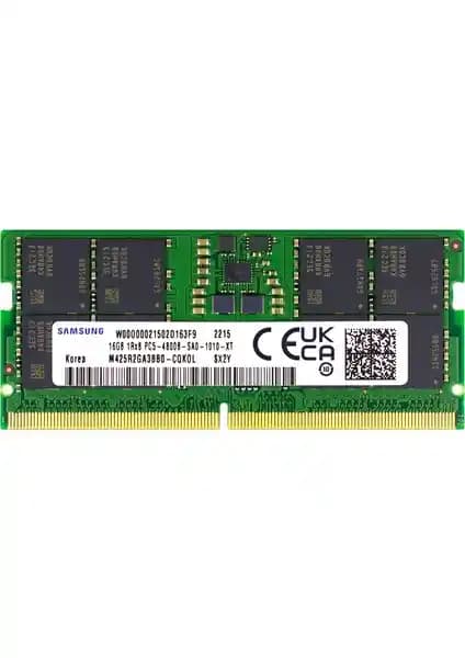 Samsung 16GB DDR5 4800MHz Notebook RAM Yüksek Performans ve Güvenilirlik Sunar