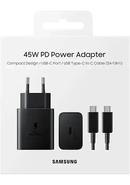 Samsung 45W Type-C Süper Hızlı Şarj Cihazı: Güç ve Performansı Bir Arada Sunar