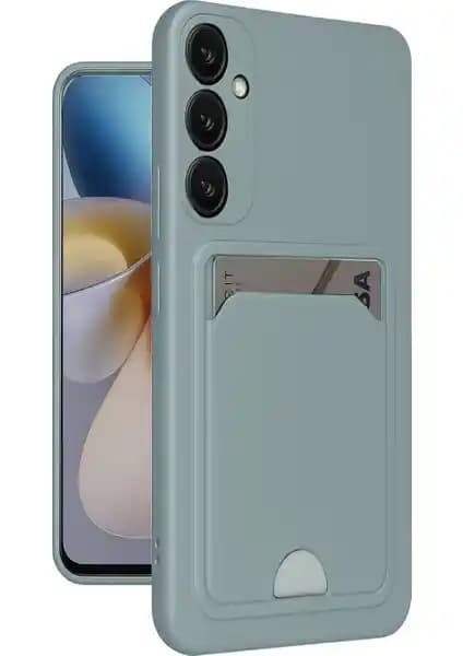 Samsung Galaxy A26 Uyumlu Silikon Kılıf Kamera Koruyucu ve Kartlı Tasarım