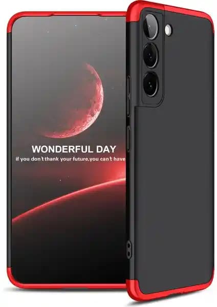 Samsung Galaxy S22 Plus için 3 Parçalı 360 Derece Koruma Kılıfı Güçlü ve Şık Tasarım