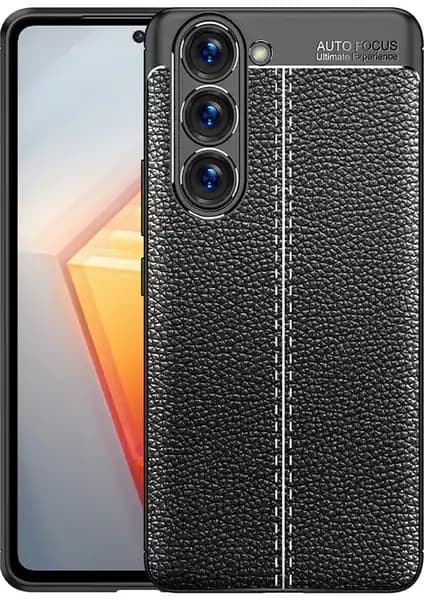 Samsung Galaxy S23 Uyumlu Rugan Armor Deri Görünümlü Kılıf ile Şıklık ve Koruma Bir Arada