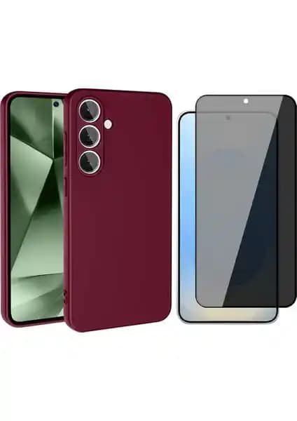 Samsung Galaxy S25 Uyumlu Kılıf ve Ekran Koruyucu Seti Şıklık ve Koruma Sunar