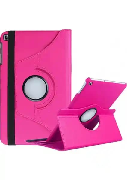 Samsung Galaxy Tab A SM-T290 için 360° Dönerli Deri Görünümlü Tablet Kılıfı
