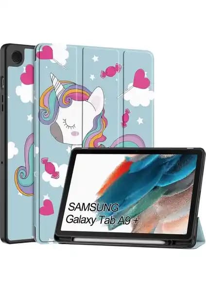 Samsung Galaxy Tab A9 Plus 2023 İçin Darbeye Dayanıklı Hafif ve Çok Fonksiyonlu Kılıf
