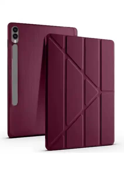 Samsung Galaxy Tab S10 Plus için Çok Yönlü Katlanabilir Standlı Akıllı Kılıf