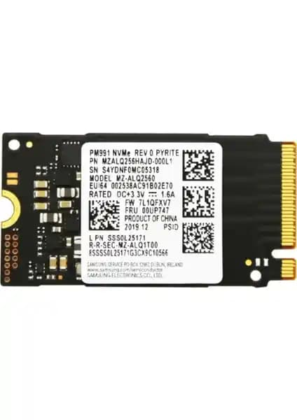 Samsung MZ-ALQ2560 256GB NVMe M.2 SSD ile Yüksek Performanslı Depolama Çözümü