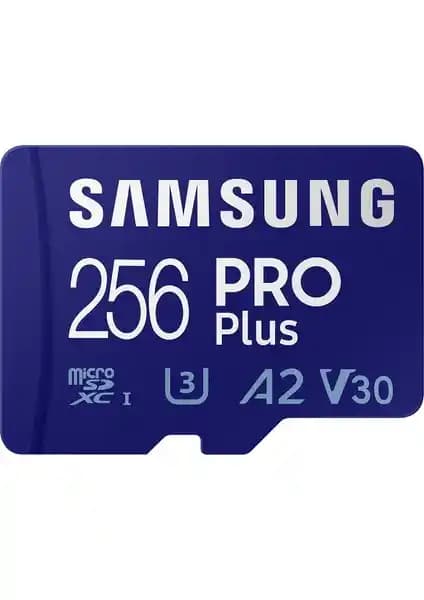 Samsung Pro Plus Micro SDXC 256 GB Hafıza Kartı Yüksek Performans ve Güvenilirlik