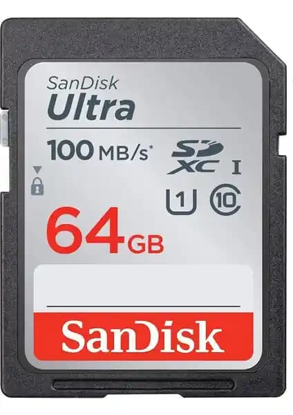 SanDisk Ultra SDHC 64GB Hafıza Kartı Yüksek Performans ve Güvenilirlik Sunar