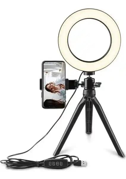 Saywin Masaüstü Youtuber 360° LED Mini Tripod: Çok Yönlü ve Uygun Fiyatlı İçerik Üretim Aksesuarı