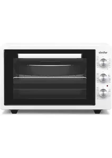 Simfer 4242 Beyaz 42 LT Turbo Fan Mini/Midi Fırın: Çok Fonksiyonlu ve Dayanıklı Mutfak Aleti