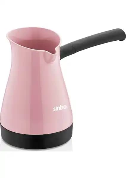 Sinbo SCM-2954 Elektrikli Pembe Cezve: Şık Tasarım ve Hızlı Kahve Hazırlama Özelliği