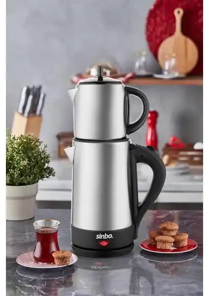 Sinbo STM-5847 Elektrikli Çay Seti: Modern Tasarım ve Fonksiyonellik ile Pratik Çay Keyfi