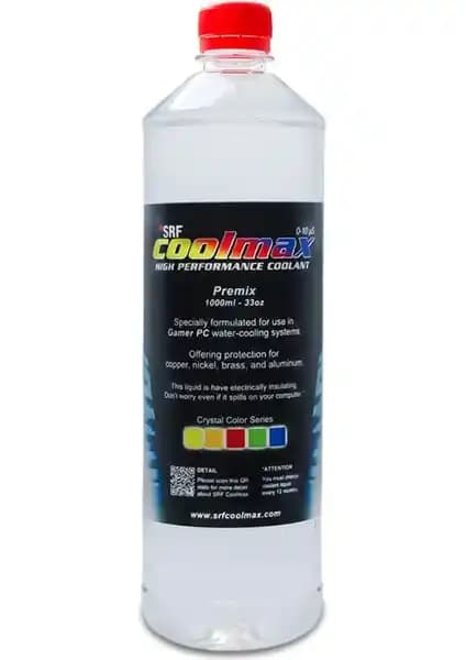 SRF Coolmax Bilgisayar Soğutma Sıvısı 1L Kristal Şeffaf Yüksek Performanslı ve Güvenilir Soğutma Çözümü
