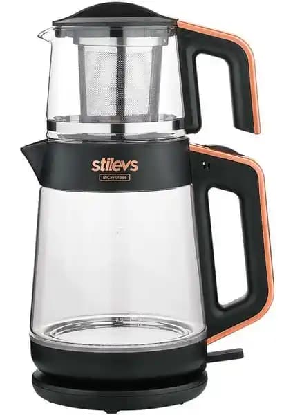 Stilevs Sıh30550 Bakır Çay Seti: Şık ve Fonksiyonel Modern Çay Makinesi