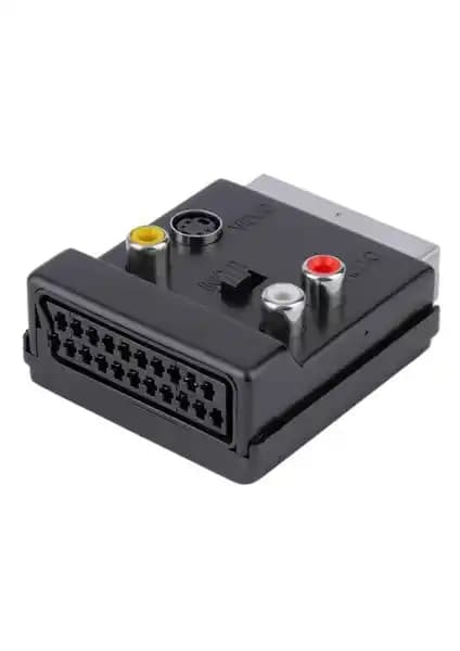 Swat Scart Dişi - Scart Erkek 3RCA Çevirici: Eski ve Yeni Cihazlar Arasında Kolay Bağlantı