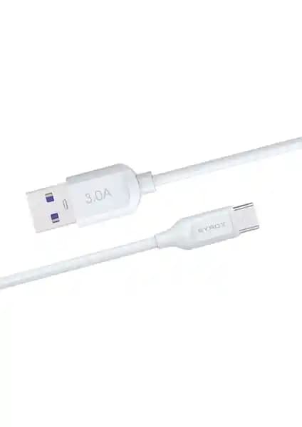Syrox C108 Micro USB Kablosu 18W Hızlı Şarj ve Veri Aktarımı için Dayanıklı ve Uyumlu