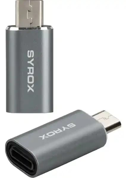 Syrox DT16 Lightning Micro USB Dönüştürücü: Pratik ve Güvenilir Mobil Bağlantı Çözümü