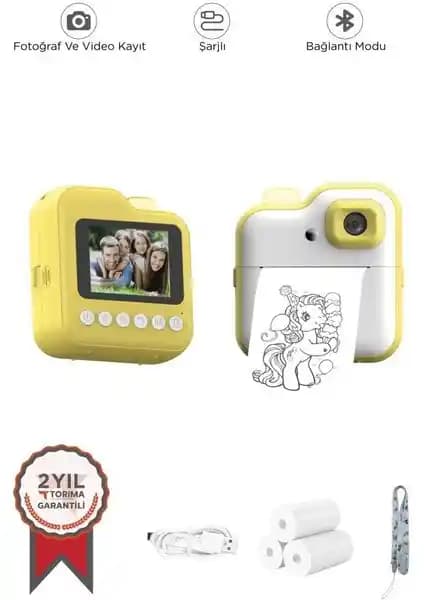 Torima CMR-15 Çocuklar İçin Renkli Dijital Kamera ve Termal Baskı Özellikli Cihaz