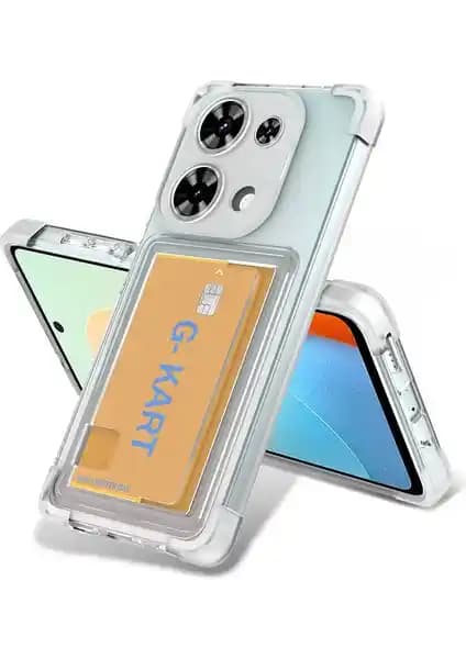 Xiaomi Redmi Note 13 Pro 4G için Şeffaf ve Estetik Zore G-Kart Kapak Özellikleri