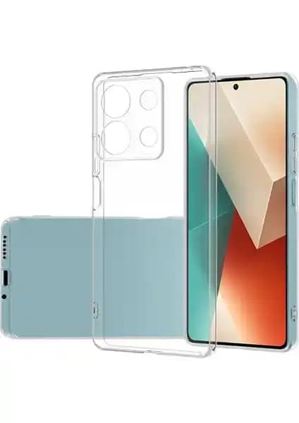 Xiaomi Redmi Note 13 Pro 5G için şeffaf ve dayanıklı silikon kılıf, koruma ve şıklık sunar