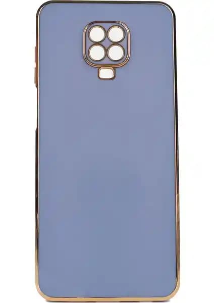 Xiaomi Redmi Note 9S için Şık ve Dayanıklı Parlak Kenarlı Silikon Kılıfı