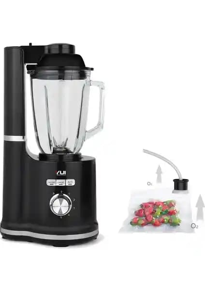 Yui SF717 2 in 1 Vakumlu Cam Hazneli Blender Seti Sağlıklı ve Çok Fonksiyonlu Mutfak Aletleri