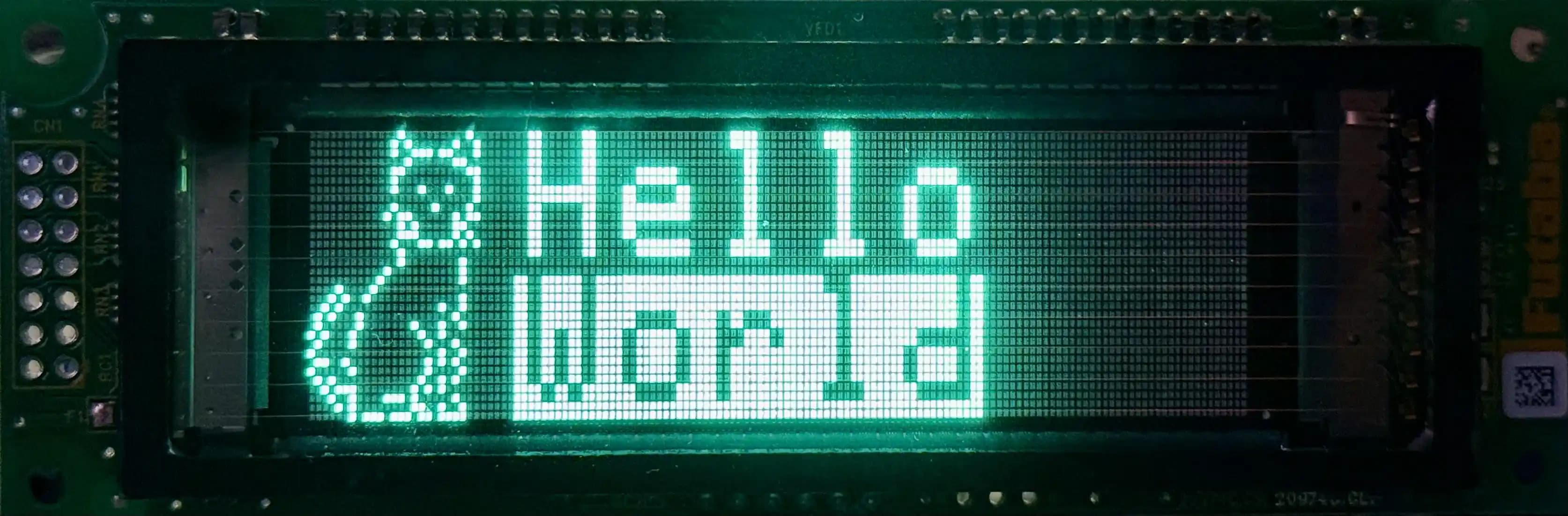 MicroPython ile Futaba NAGP1250 Grafiksel VFD Sürücüsünün Geliştirilmesi ve Kullanımı