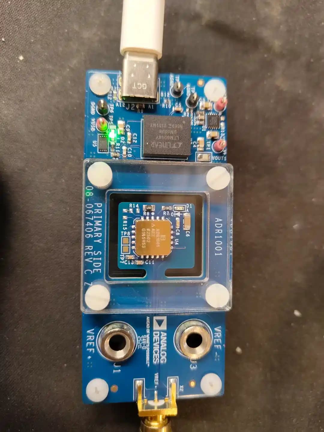 ADR1001 Geliştirme Kartı: Yüksek Hassasiyetli 5V Voltaj Referansı ve Performans Analizi