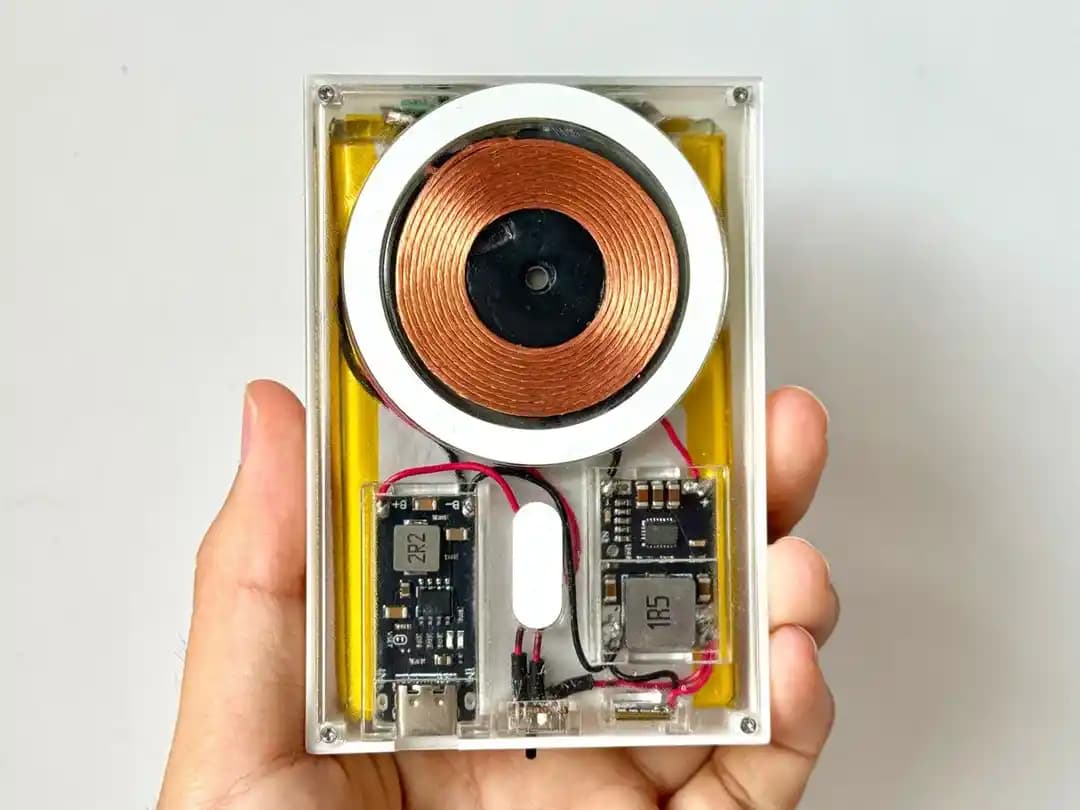 Tek Hücreli Li-Po Pil Koruması ve Boost Dönüştürücü ile İnce Kablosuz Powerbank Tasarımı