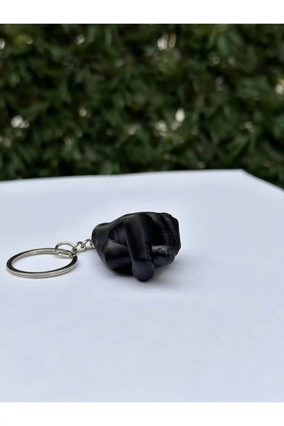 3DBASKILAR Nah Anahtarlık Siyah Renkli Dayanıklı ve Şık Tasarım