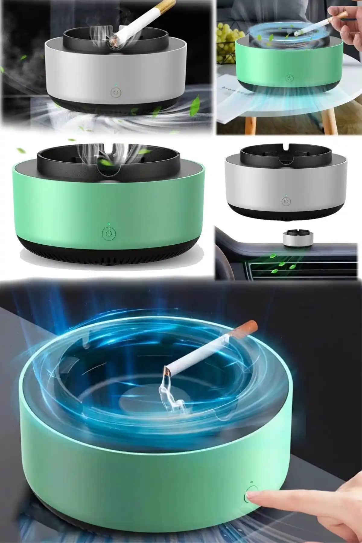 AkanHediyelik Dumanı İçine Çeken Kül Tablası Modern ve Fonksiyonel Dekoratif Çözüm