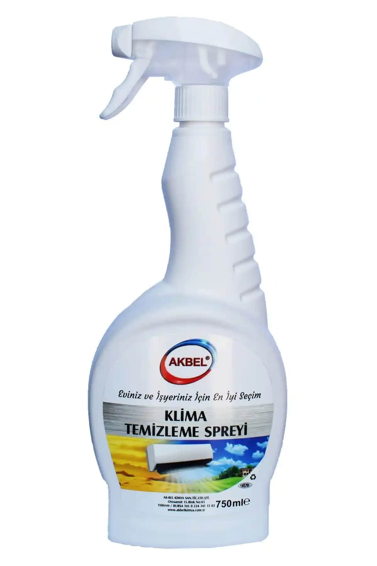 Akbel Klima Temizleyici Sprey 750 ml ile Klimalarınızı Derinlemesine Temizleyin