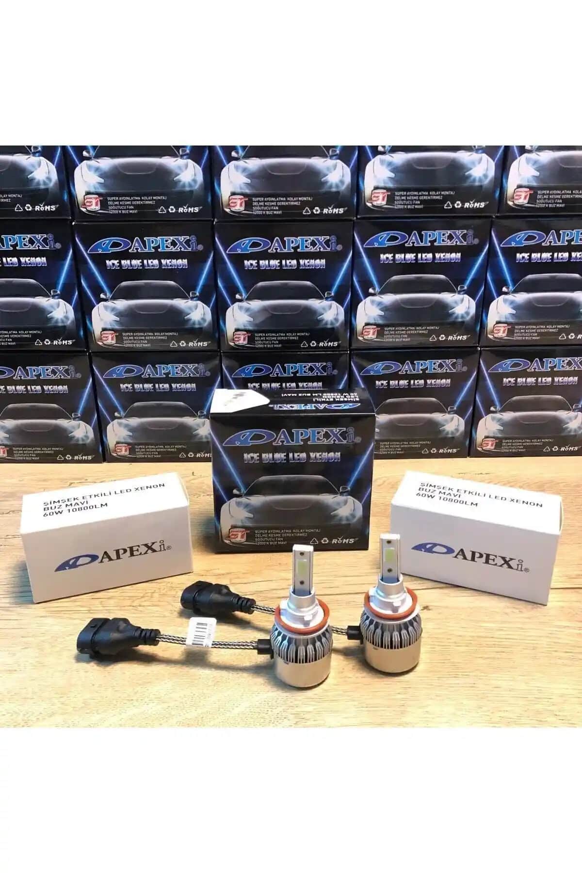 Apexi H11 Mavi Led Xenon Far Ampulü Yüksek Performans ve Estetik Özellikler