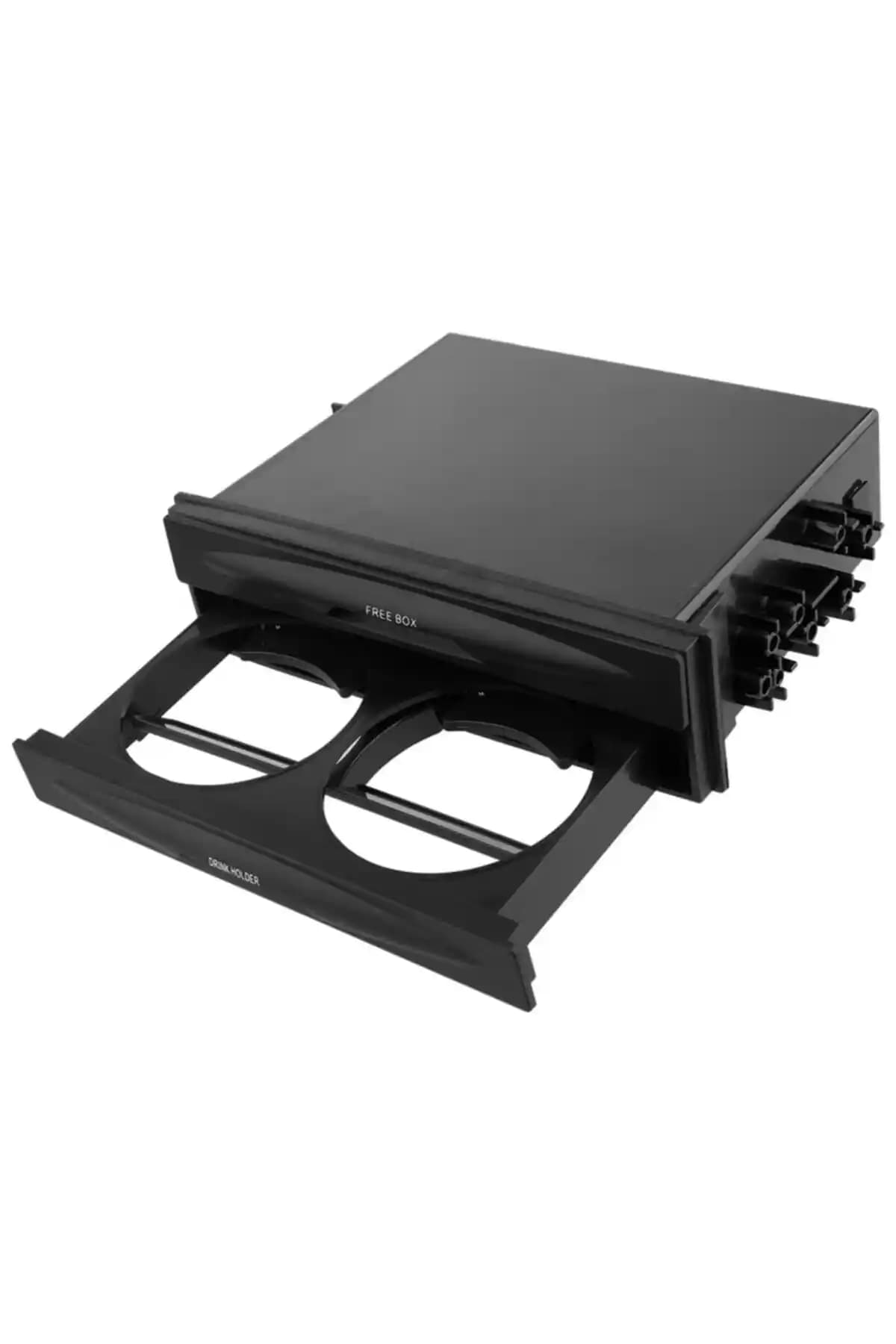 Autoline Universal Bardaklık ve Çekmeceli Cep Yuvası: Çok Fonksiyonlu Araç İçi Düzen Çözümü